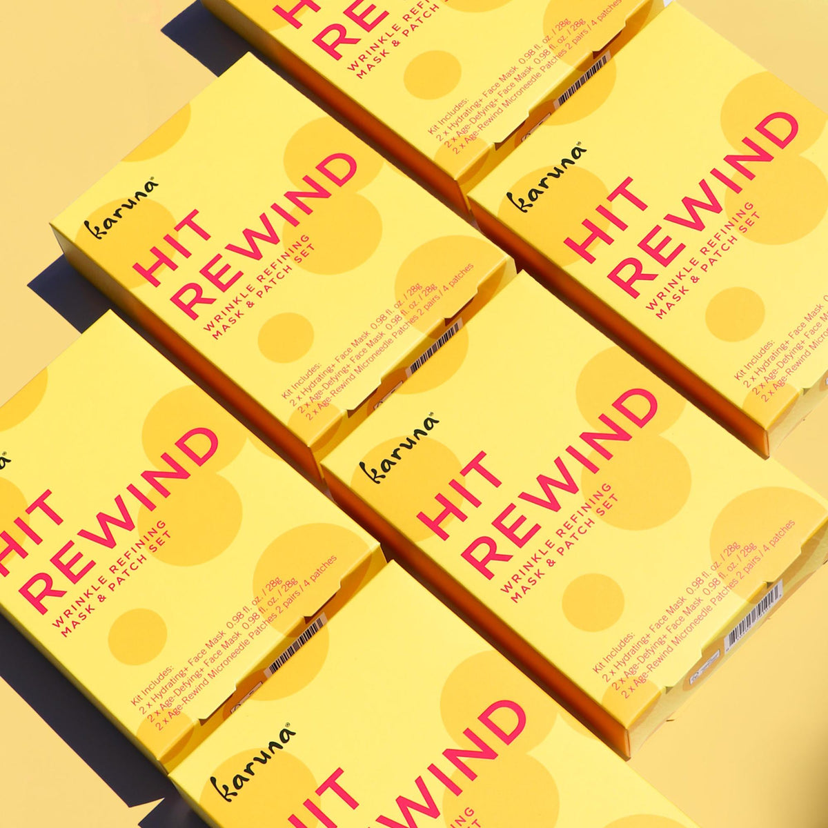 Karuna Hit Rewind Wrinkle Refining Mask & Patch Set