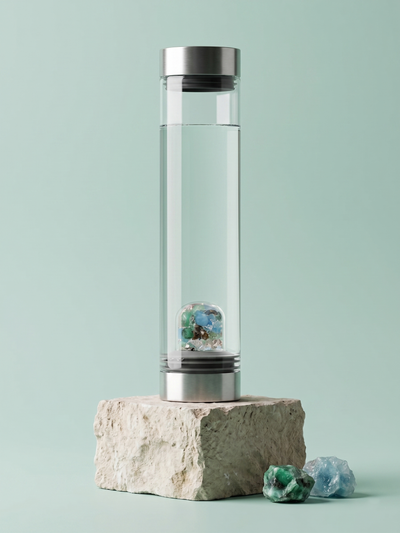 VitaJuwel Sana Premium Crystal Water Carafe, LONGEVITY